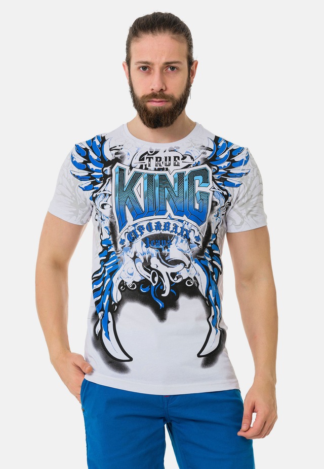 Cipo & Baxx T-Shirt »T-Shirt« mit hochwertigem Frontmotiv