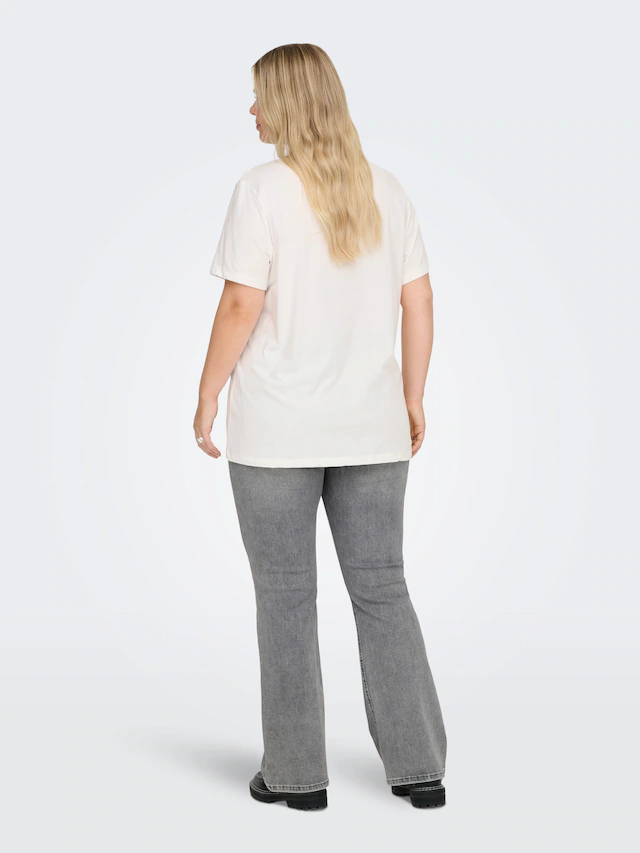 ONLY CARMAKOMA Kurzarmshirt »CARCRUZ LIFE SS O-NECK REG TEE JRS« Baumwolle, regular fit