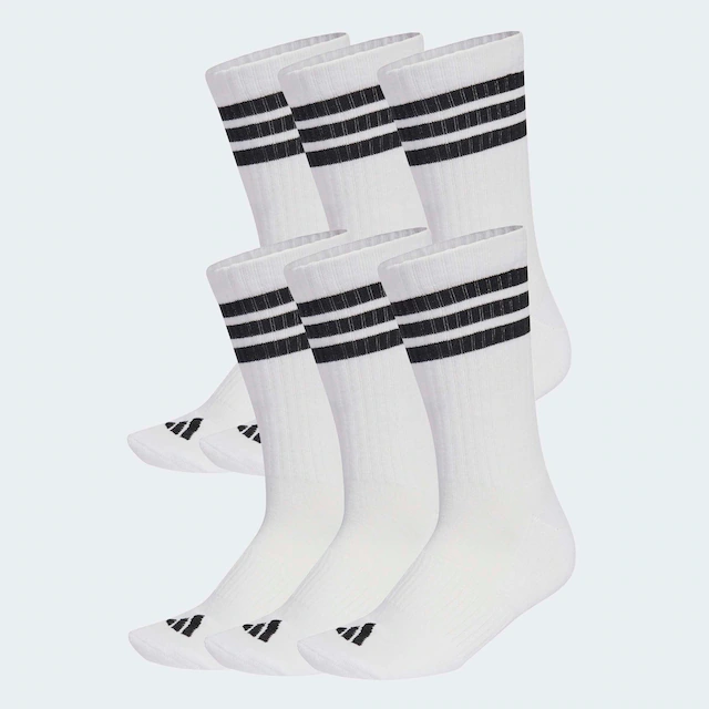 adidas Performance Funktionssocken »3-STREIFEN ESSENTIALS CUSHIONED CREW 6ER-PACK« 6 Paar tlg.