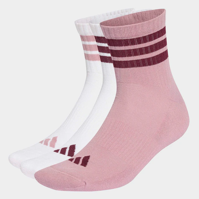 adidas Performance Sportsocken »3-STREIFEN SPORTSWEAR DÄMPFENDE HALBHOHE, 3 PAAR« 3 Paar tlg.