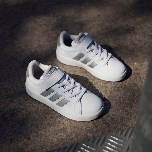 adidas Sportswear Sneaker »GRAND COURT 3.0 FÜR KINDER« mit Klettverschluss, für Kinder
