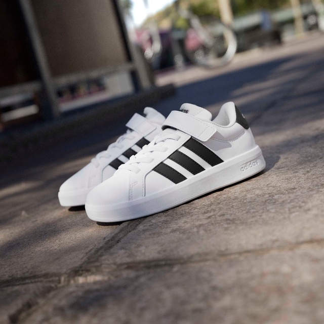 adidas Sportswear Sneaker »GRAND COURT 3.0 FÜR KINDER« mit Klettverschluss, für Kinder