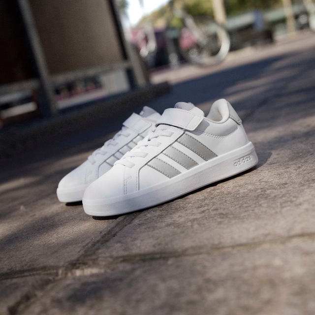 adidas Sportswear Sneaker »GRAND COURT 3.0 FÜR KINDER« mit Klettverschluss, für Kinder