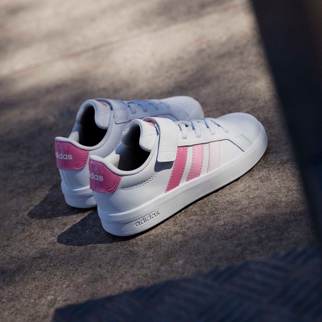 adidas Sportswear Sneaker »GRAND COURT 3.0 FÜR KINDER« mit Klettverschluss, für Kinder