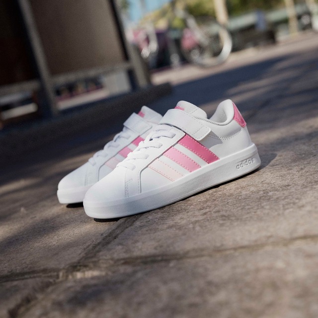 adidas Sportswear Sneaker »GRAND COURT 3.0 FÜR KINDER« mit Klettverschluss, für Kinder