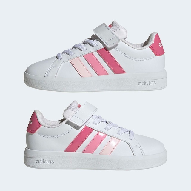 adidas Sportswear Sneaker »GRAND COURT 3.0 FÜR KINDER« mit Klettverschluss, für Kinder