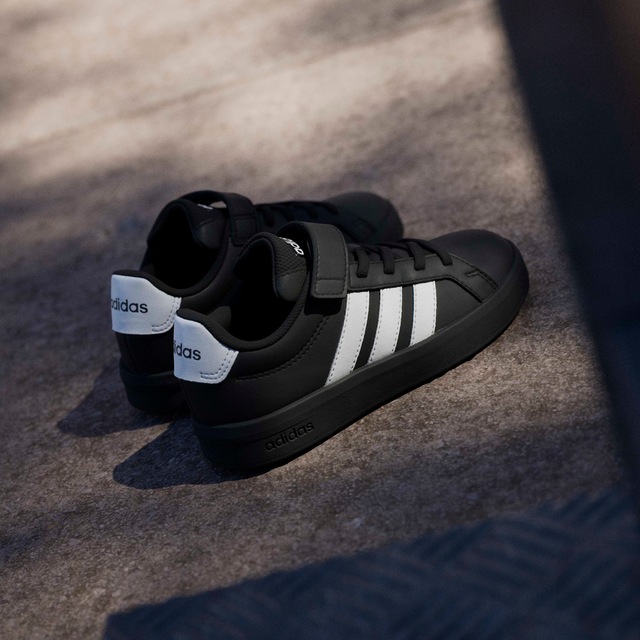 adidas Sportswear Sneaker »GRAND COURT 3.0 FÜR KINDER« mit Klettverschluss, für Kinder
