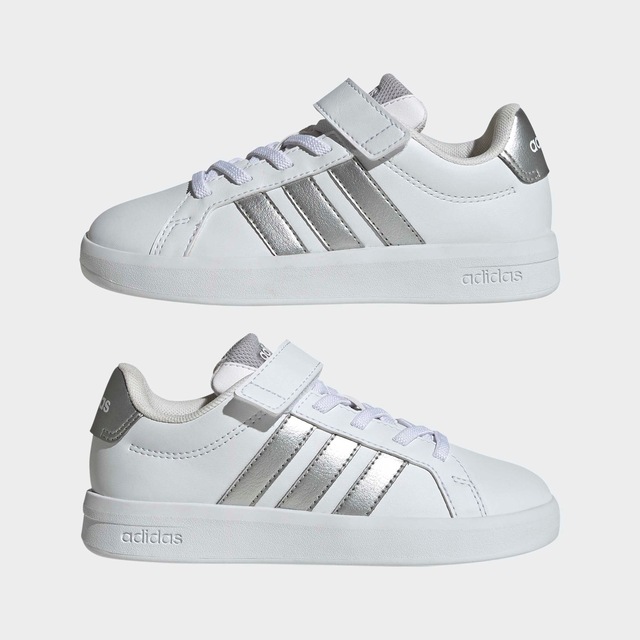 adidas Sportswear Sneaker »GRAND COURT 3.0 FÜR KINDER« mit Klettverschluss, für Kinder