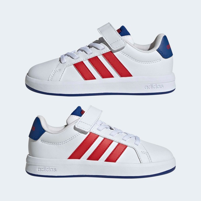 adidas Sportswear Sneaker »GRAND COURT 3.0 FÜR KINDER« mit Klettverschluss, für Kinder