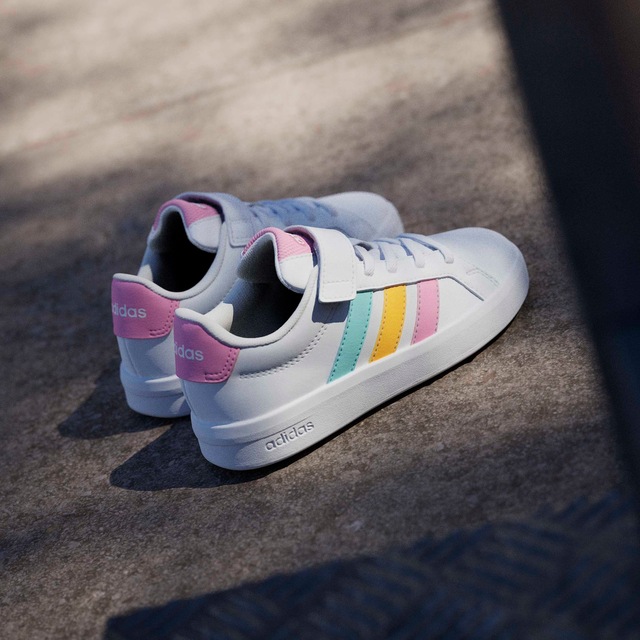 adidas Sportswear Sneaker »GRAND COURT 3.0 FÜR KINDER« mit Klettverschluss, für Kinder