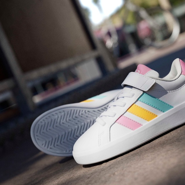 adidas Sportswear Sneaker »GRAND COURT 3.0 FÜR KINDER« mit Klettverschluss, für Kinder