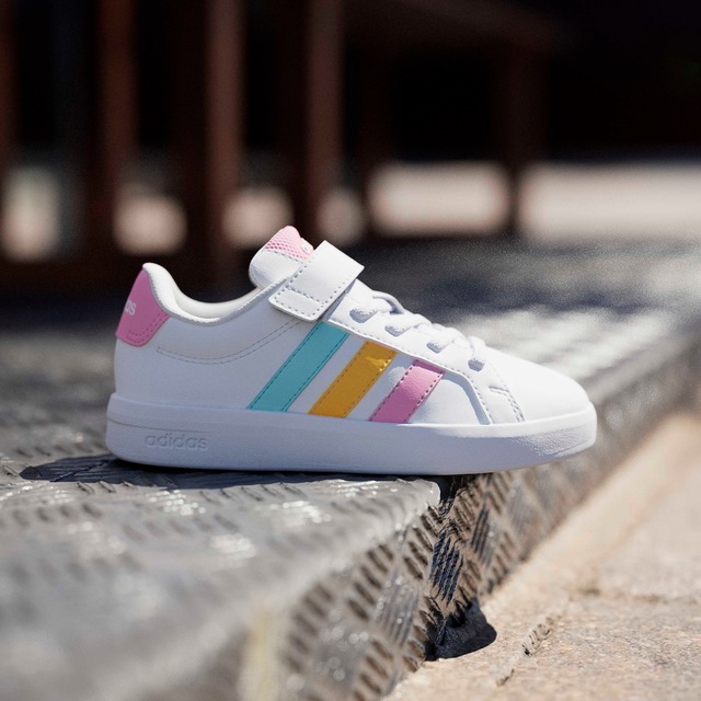adidas Sportswear Sneaker »GRAND COURT 3.0 FÜR KINDER« mit Klettverschluss, für Kinder