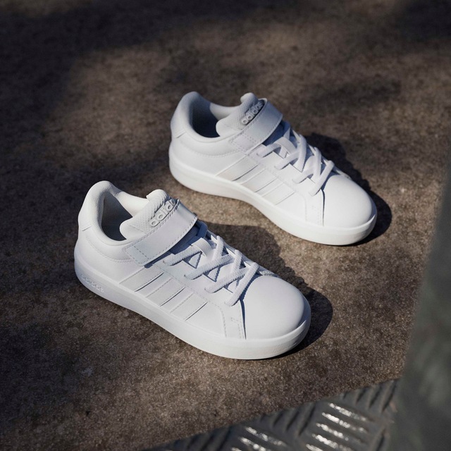adidas Sportswear Sneaker »GRAND COURT 3.0 FÜR KINDER« mit Klettverschluss, für Kinder