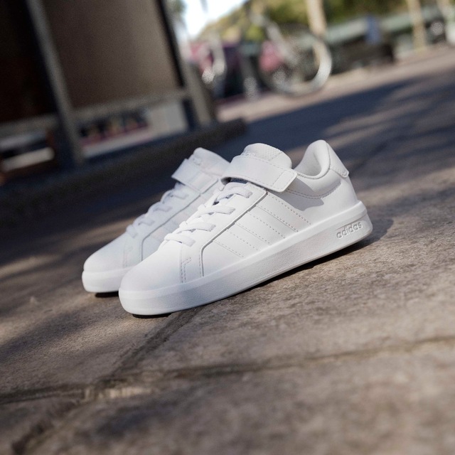 adidas Sportswear Sneaker »GRAND COURT 3.0 FÜR KINDER« mit Klettverschluss, für Kinder