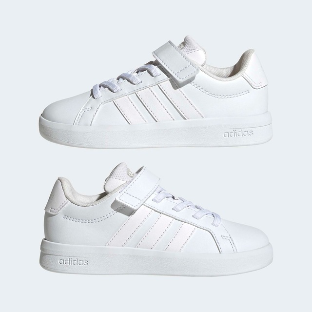 adidas Sportswear Sneaker »GRAND COURT 3.0 FÜR KINDER« mit Klettverschluss, für Kinder