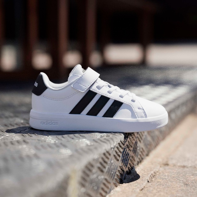 adidas Sportswear Sneaker »GRAND COURT 3.0 FÜR KINDER« mit Klettverschluss, für Kinder
