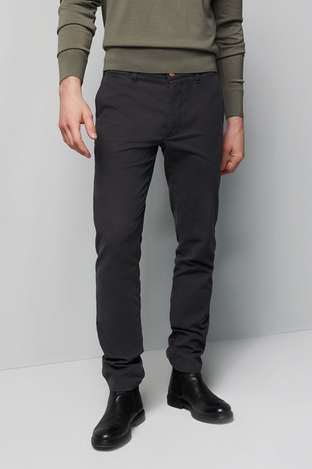 MEYER Chinos »M5 Chino« M5 Chino im unifarbenem Design