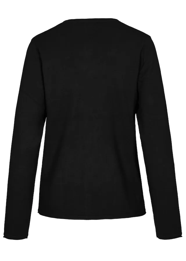 Clarina Strickjacke »WALTER« Viskose-Polyamid Mischung