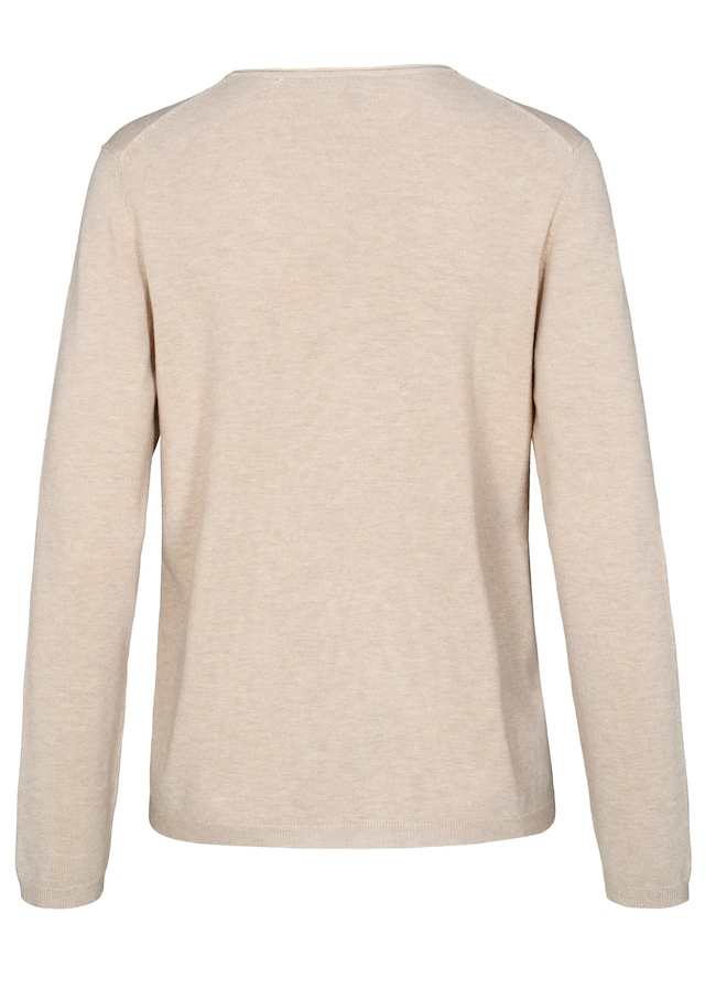 Clarina Strickpullover »PETRA« Viskose-Polyamid Mischung