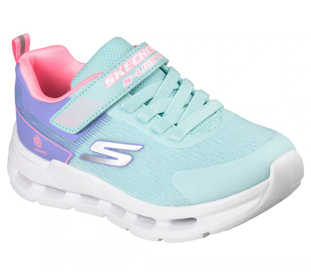 Skechers Sneaker »GLIDE-STEP LIGHTS« Halbschuh mit Glide Step, Größenschablone zum Download