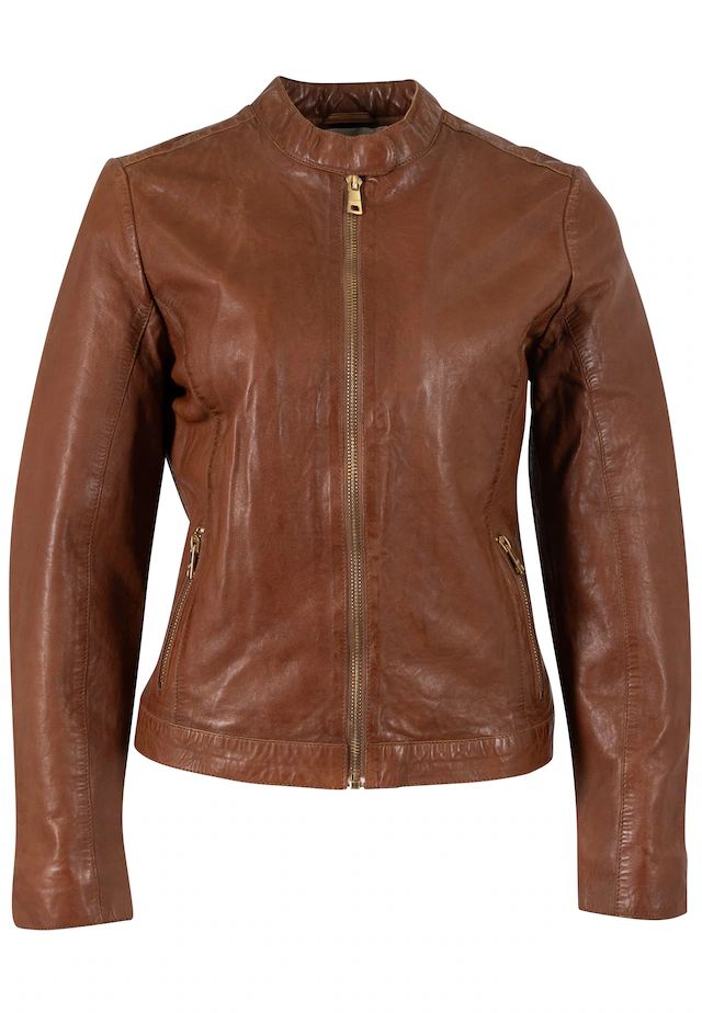 Mauritius Lederjacke »MWKawira« mit Stehkragen