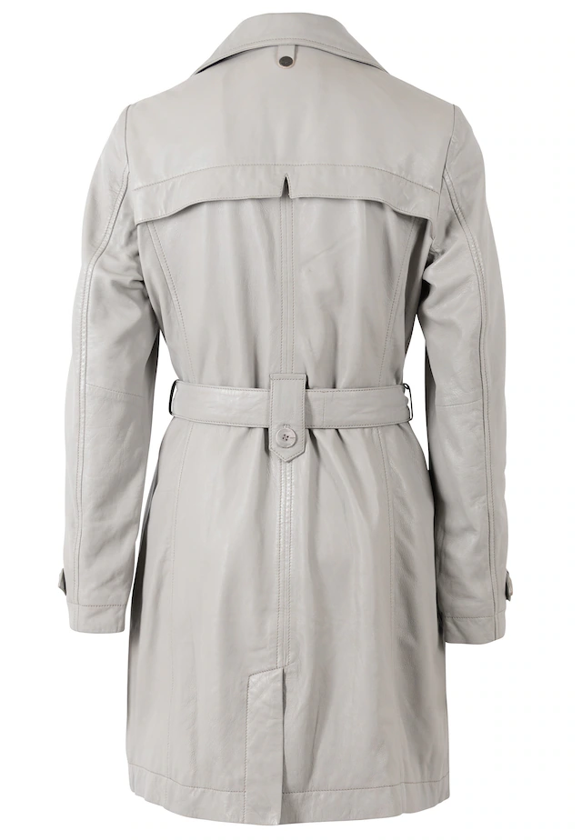 Mauritius Trenchcoat »MWLeoniz« aus Echtleder, mit Taillengürtel