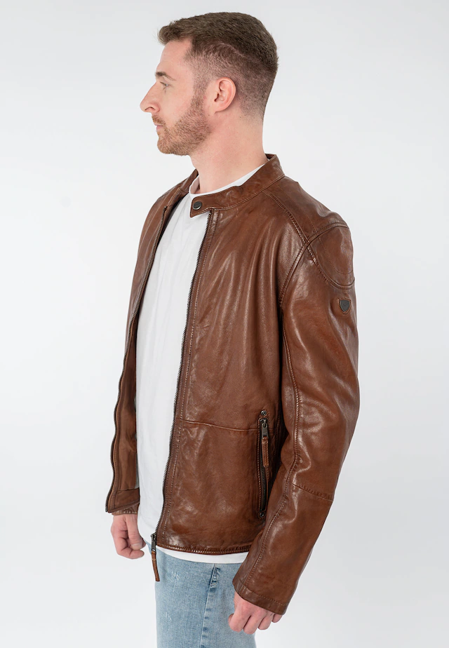 Mauritius Lederjacke »MMBaydo« mit Bikerkragen