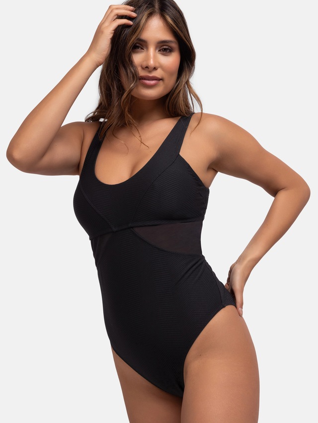 Dorina Badeanzug »Saint Tropez« Ohne Bügel, Powermesh, herausnehmbare Polster