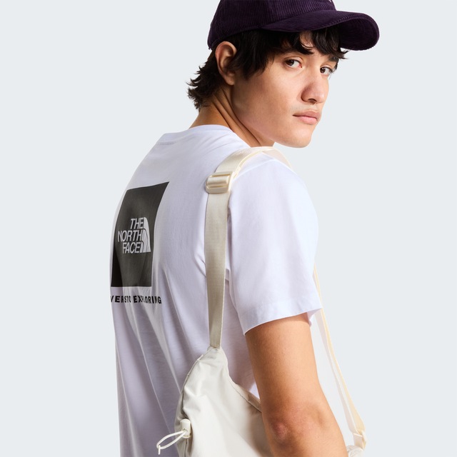 The North Face T-Shirt »M EVOLUTION BOX NSE REGULAR SHORT SLEEVE« normale Passform, Kurzarm, aus Baumwollmischjersey