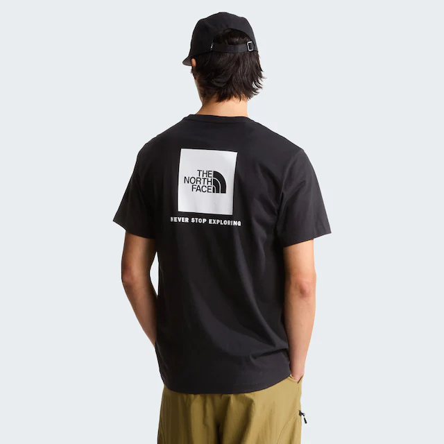 The North Face T-Shirt »M EVOLUTION BOX NSE REGULAR SHORT SLEEVE« normale Passform, Kurzarm, aus Baumwollmischjersey