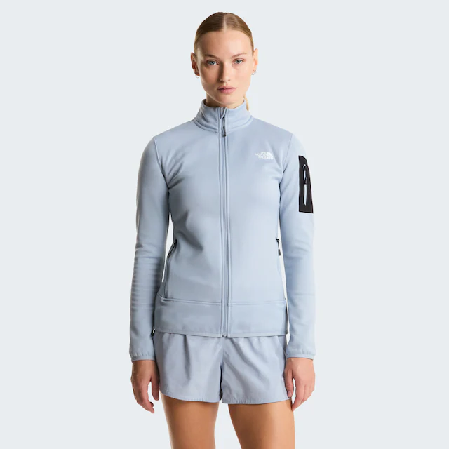 The North Face Fleecejacke »W MISTYESCAPE FLEECE« für Sport- und Outdooraktivitäten, dehnbares Material