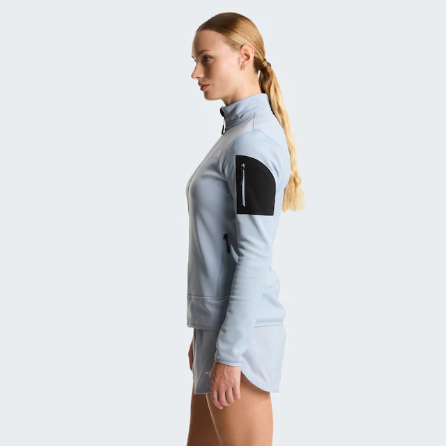 The North Face Fleecejacke »W MISTYESCAPE FLEECE« für Sport- und Outdooraktivitäten, dehnbares Material
