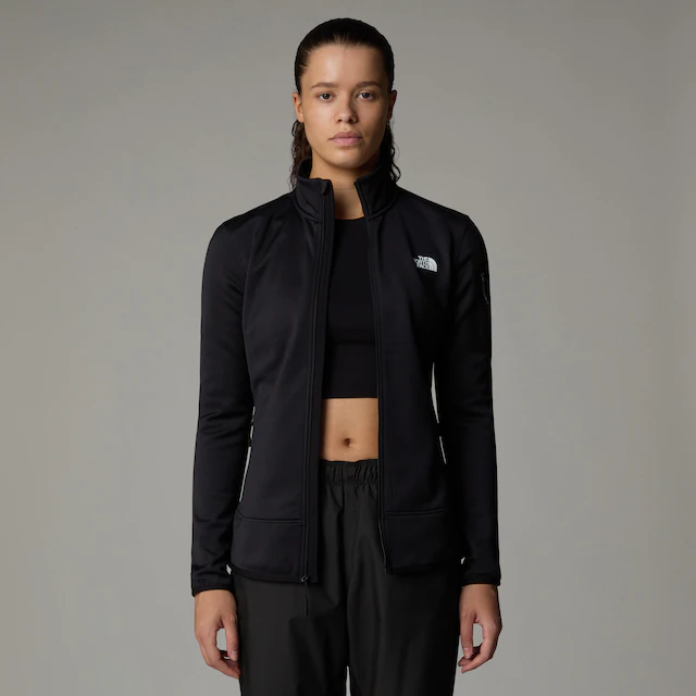 The North Face Fleecejacke »W MISTYESCAPE FLEECE« für Sport- und Outdooraktivitäten, dehnbares Material