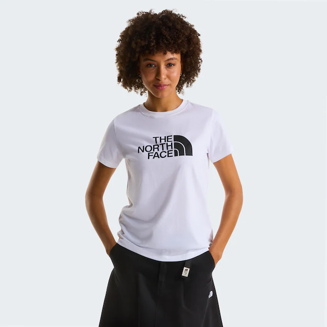 The North Face T-Shirt »W EVOLUTION HALF DOME SLIM SHORT SLEEVE TEE« schmaler Schnitt, kurze Ärmel, atmungsaktives Material