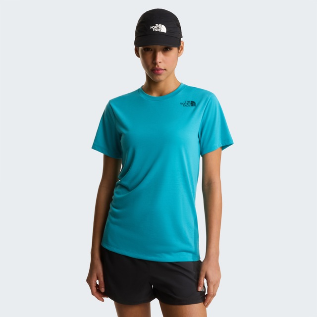 The North Face T-Shirt »W BITMAP LOGO SHORT SLEEVES TEE-GRAPHIC« sportlicher Stil, Kurzarm, für Sportmode und Outdoormode