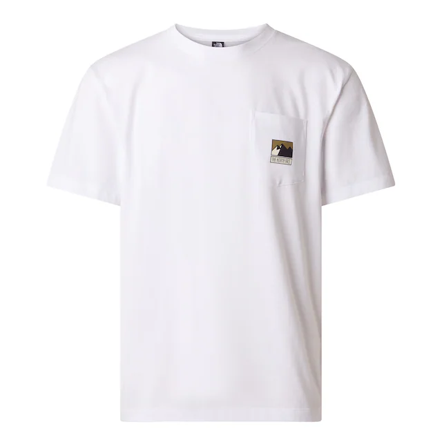 The North Face T-Shirt »M MOUNTAIN LOGO RELAXED SHORT SLEEVE TEE-GRAPHIC« lockere Passform, kurze Ärmel, weiches Material