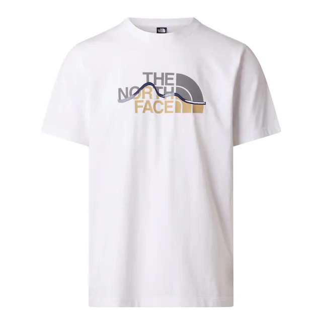 The North Face T-Shirt »M MOUNTAIN LINE REGULAR SHORT SLEEVE TEE« normale Passform, Kurzarm, für sportliche Aktivitäten und Outdoor