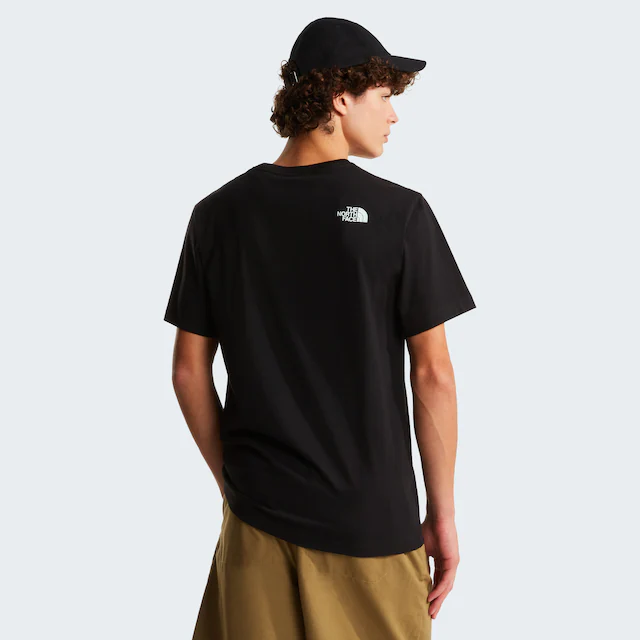 The North Face T-Shirt »M MOUNTAIN LINE REGULAR SHORT SLEEVE TEE« normale Passform, Kurzarm, für sportliche Aktivitäten und Outdoor