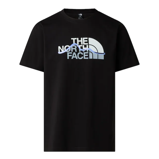 The North Face T-Shirt »M MOUNTAIN LINE REGULAR SHORT SLEEVE TEE« normale Passform, Kurzarm, für sportliche Aktivitäten und Outdoor