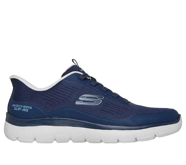 Skechers Slip-On Sneaker »SUMMITS-LEYTER« Slipper, Schnürschuh mit Handsfree Slip-Ins Funktion