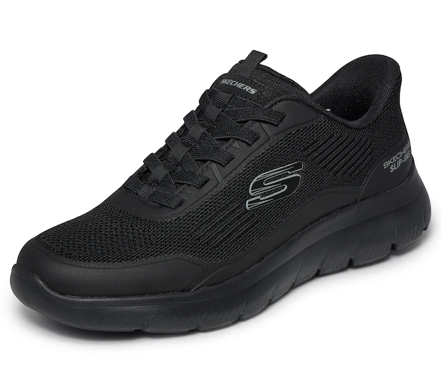 Skechers Slip-On Sneaker »SUMMITS-LEYTER« Slipper, Schnürschuh mit Handsfree Slip-Ins Funktion