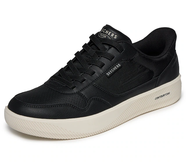 Skechers Slip-On Sneaker »ARCH FIT COURT BREAK« Schnürschuh, Freizeitschuh mit Handsfree Slip-Ins Technologie