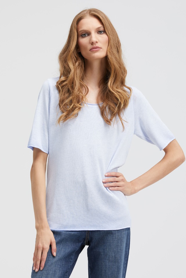 Smith & Soul Kurzarmpullover aus Feinstrick
