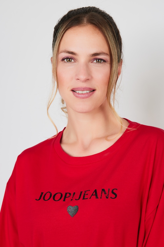 JOOP! Jeans T-Shirt »After Dark (JOOP! Jeans)« mit Logo-Schriftzug vorn, Kurzarm, Rundhalsausschnitt