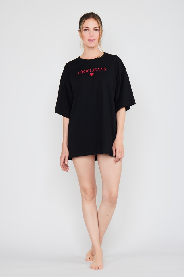 JOOP! Jeans T-Shirt »After Dark (JOOP! Jeans)« mit Logo-Schriftzug vorn, Kurzarm, Rundhalsausschnitt