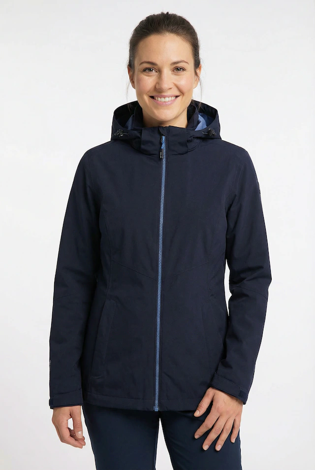 Killtec Outdoorjacke »KOS 189 WMN JCKT« mit verstellbarer, abnehmbarer Kapuze, atmungsaktiv, wasserdicht
