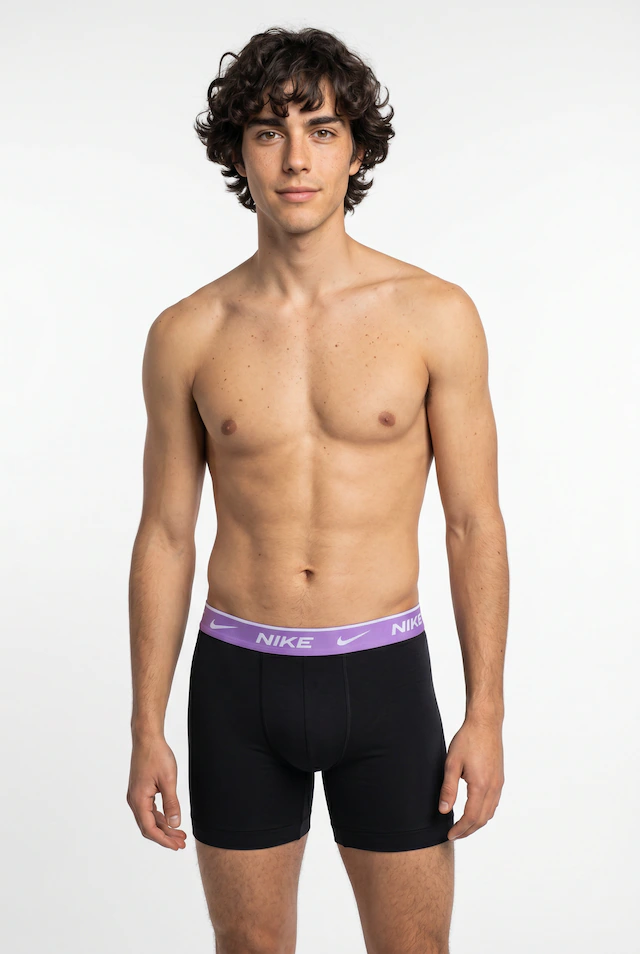 NIKE Underwear Boxer »BOXER BRIEF 3PK« Packung, 3er, 3 Stk. mit Logo-Elastikbund
