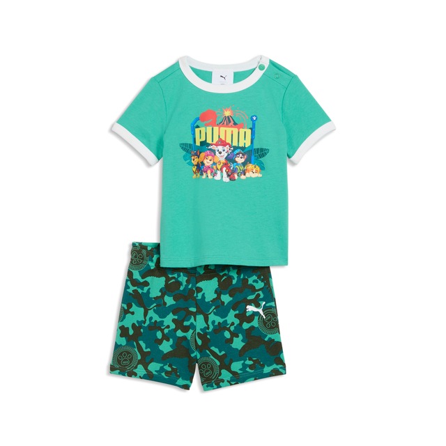 PUMA Trainingsanzug »X PAW PATROL MINICATS TEE AND SHORTS SET INF« 2 zweiteiliges Set, Regular Fit, ohne Kapuze