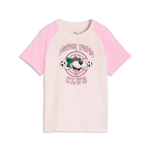 PUMA T-Shirt »SUPER GRAPHIC TEE PS« Regular Fit, Kurzarm, Rundhalsausschnitt, für Kinder