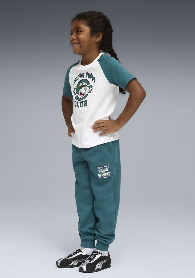 PUMA T-Shirt »SUPER GRAPHIC TEE PS« Regular Fit, Kurzarm, Rundhalsausschnitt, für Kinder